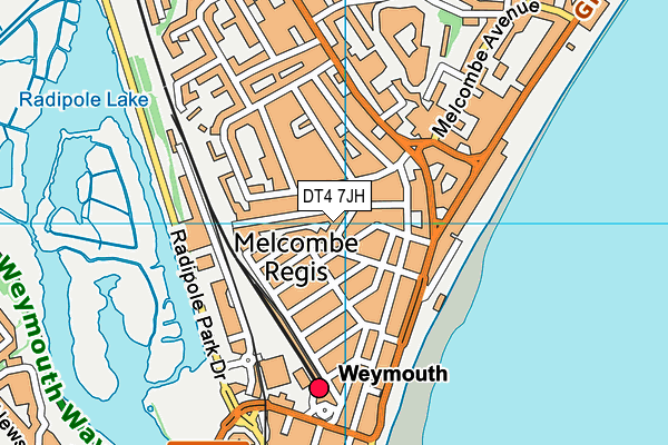 DT4 7JH map - OS VectorMap District (Ordnance Survey) DT4 7JH map - OS VectorMap District (Ordnance Survey)