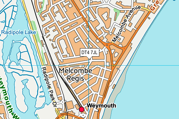 DT4 7JL map - OS VectorMap District (Ordnance Survey) DT4 7JL map - OS VectorMap District (Ordnance Survey)