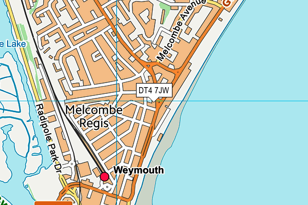 DT4 7JW map - OS VectorMap District (Ordnance Survey) DT4 7JW map - OS VectorMap District (Ordnance Survey)
