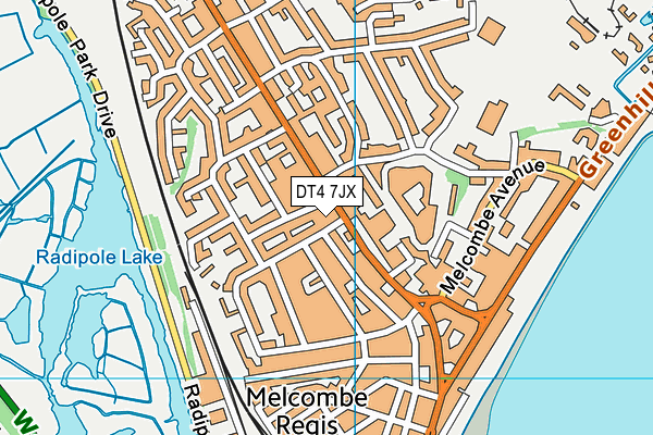 DT4 7JX map - OS VectorMap District (Ordnance Survey) DT4 7JX map - OS VectorMap District (Ordnance Survey)