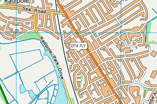 DT4 7LY map - OS VectorMap District (Ordnance Survey) DT4 7LY map - OS VectorMap District (Ordnance Survey)