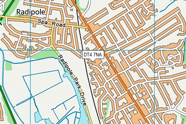 DT4 7NA map - OS VectorMap District (Ordnance Survey) DT4 7NA map - OS VectorMap District (Ordnance Survey)