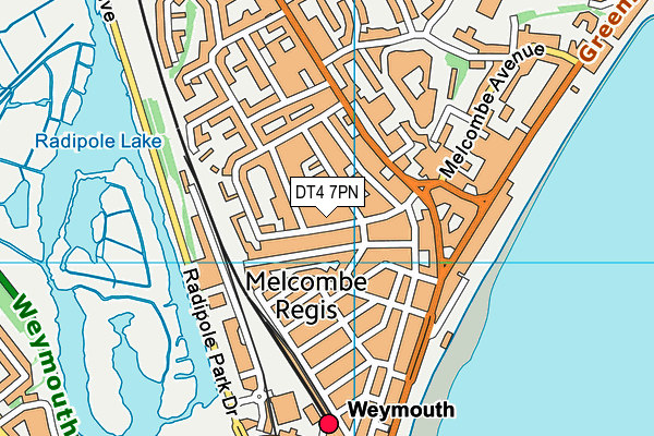 DT4 7PN map - OS VectorMap District (Ordnance Survey) DT4 7PN map - OS VectorMap District (Ordnance Survey)