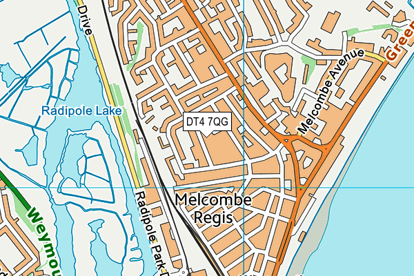 DT4 7QG map - OS VectorMap District (Ordnance Survey) DT4 7QG map - OS VectorMap District (Ordnance Survey)