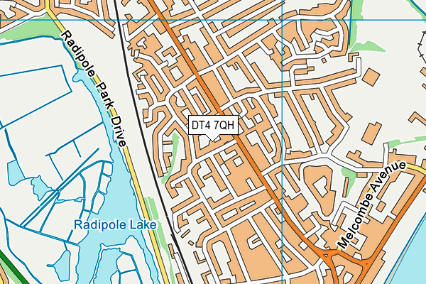 DT4 7QH map - OS VectorMap District (Ordnance Survey) DT4 7QH map - OS VectorMap District (Ordnance Survey)