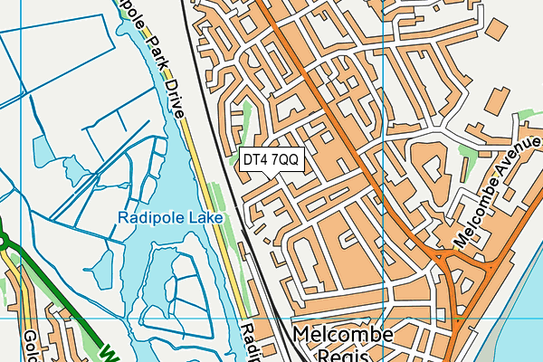 DT4 7QQ map - OS VectorMap District (Ordnance Survey) DT4 7QQ map - OS VectorMap District (Ordnance Survey)