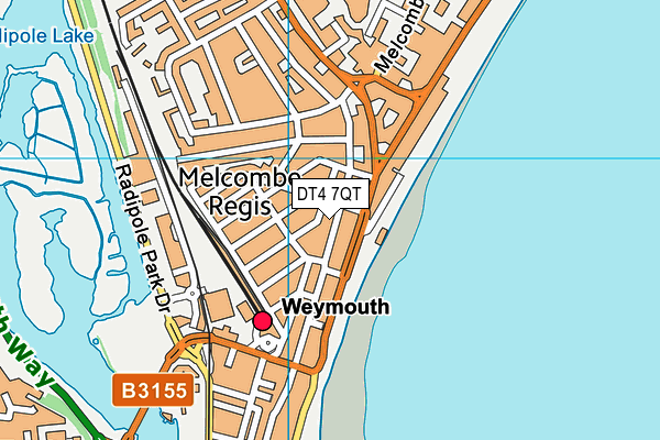DT4 7QT map - OS VectorMap District (Ordnance Survey) DT4 7QT map - OS VectorMap District (Ordnance Survey)
