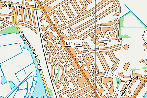 DT4 7QZ map - OS VectorMap District (Ordnance Survey) DT4 7QZ map - OS VectorMap District (Ordnance Survey)