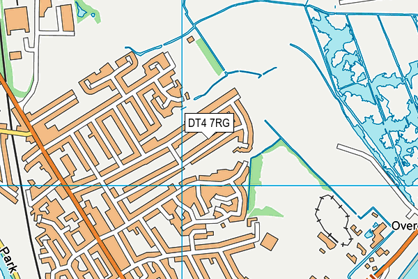 DT4 7RG map - OS VectorMap District (Ordnance Survey) DT4 7RG map - OS VectorMap District (Ordnance Survey)