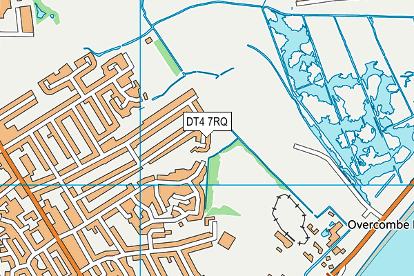 DT4 7RQ map - OS VectorMap District (Ordnance Survey) DT4 7RQ map - OS VectorMap District (Ordnance Survey)