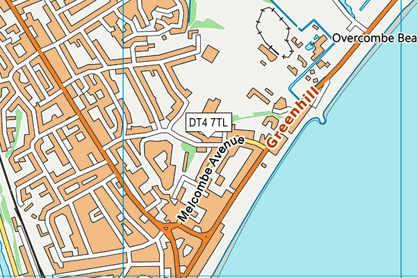 DT4 7TL map - OS VectorMap District (Ordnance Survey) DT4 7TL map - OS VectorMap District (Ordnance Survey)