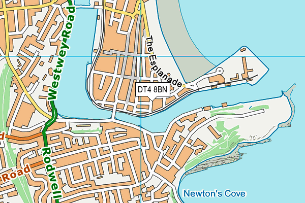DT4 8BN map - OS VectorMap District (Ordnance Survey) DT4 8BN map - OS VectorMap District (Ordnance Survey)