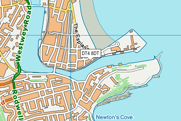 DT4 8DT map - OS VectorMap District (Ordnance Survey) DT4 8DT map - OS VectorMap District (Ordnance Survey)