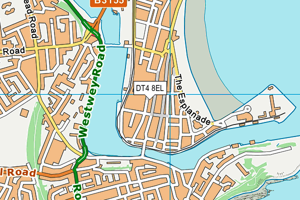 DT4 8EL map - OS VectorMap District (Ordnance Survey) DT4 8EL map - OS VectorMap District (Ordnance Survey)