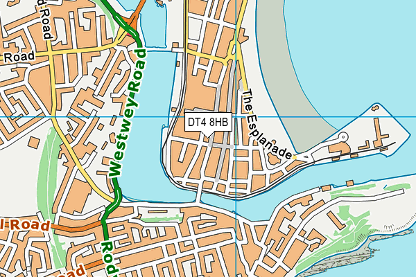 DT4 8HB map - OS VectorMap District (Ordnance Survey) DT4 8HB map - OS VectorMap District (Ordnance Survey)