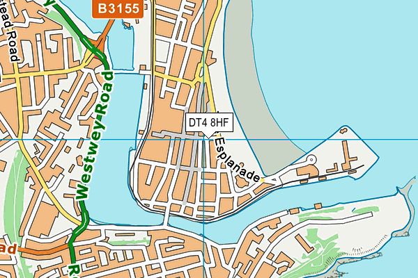 DT4 8HF map - OS VectorMap District (Ordnance Survey) DT4 8HF map - OS VectorMap District (Ordnance Survey)