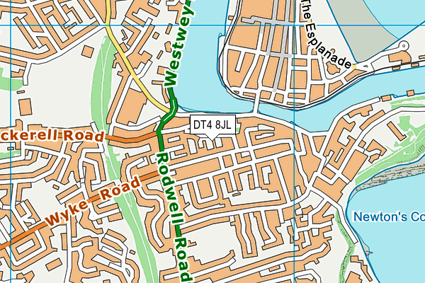 DT4 8JL map - OS VectorMap District (Ordnance Survey) DT4 8JL map - OS VectorMap District (Ordnance Survey)
