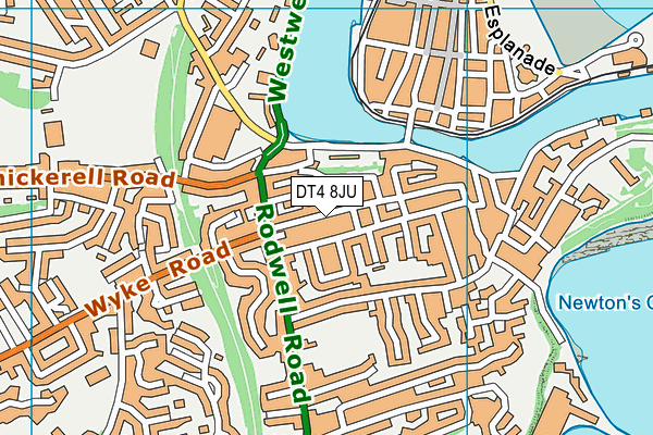 DT4 8JU map - OS VectorMap District (Ordnance Survey) DT4 8JU map - OS VectorMap District (Ordnance Survey)