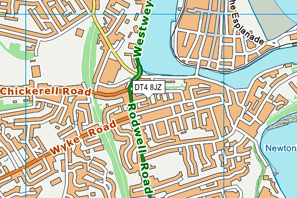 DT4 8JZ map - OS VectorMap District (Ordnance Survey) DT4 8JZ map - OS VectorMap District (Ordnance Survey)