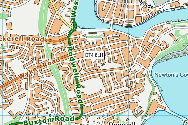 DT4 8LH map - OS VectorMap District (Ordnance Survey) DT4 8LH map - OS VectorMap District (Ordnance Survey)