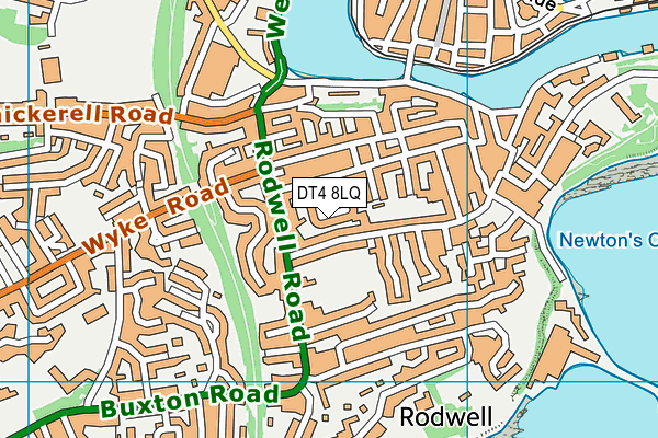 DT4 8LQ map - OS VectorMap District (Ordnance Survey) DT4 8LQ map - OS VectorMap District (Ordnance Survey)
