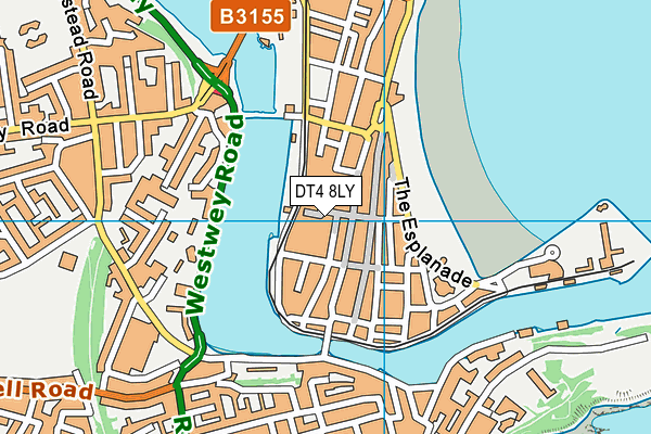DT4 8LY map - OS VectorMap District (Ordnance Survey) DT4 8LY map - OS VectorMap District (Ordnance Survey)