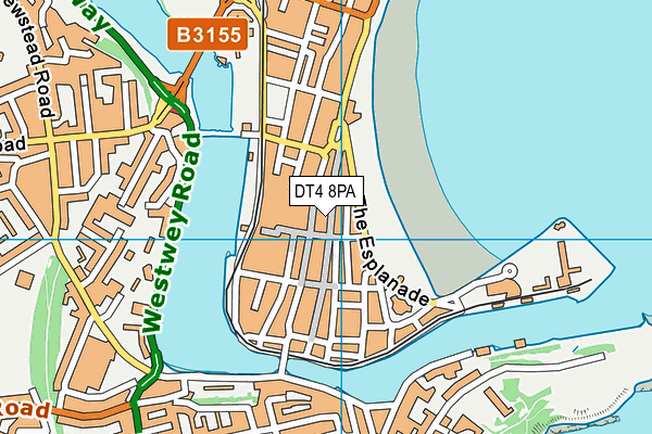 DT4 8PA map - OS VectorMap District (Ordnance Survey) DT4 8PA map - OS VectorMap District (Ordnance Survey)