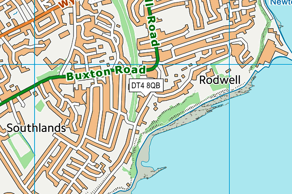 DT4 8QB map - OS VectorMap District (Ordnance Survey) DT4 8QB map - OS VectorMap District (Ordnance Survey)