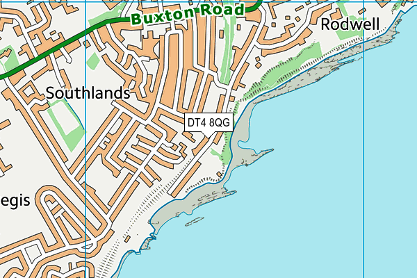 DT4 8QG map - OS VectorMap District (Ordnance Survey) DT4 8QG map - OS VectorMap District (Ordnance Survey)