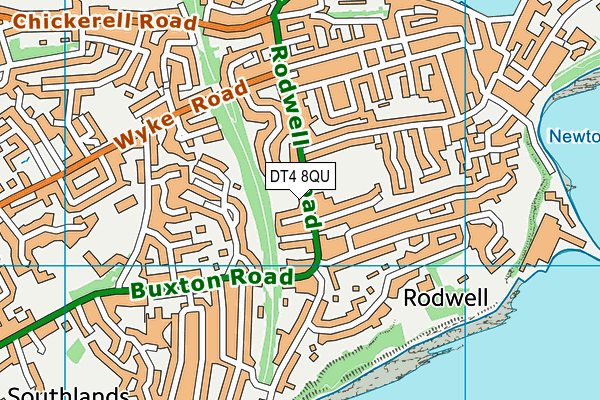 DT4 8QU map - OS VectorMap District (Ordnance Survey) DT4 8QU map - OS VectorMap District (Ordnance Survey)