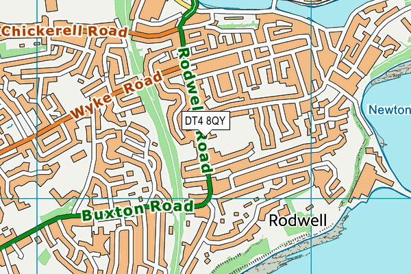 DT4 8QY map - OS VectorMap District (Ordnance Survey) DT4 8QY map - OS VectorMap District (Ordnance Survey)