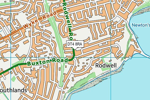DT4 8RA map - OS VectorMap District (Ordnance Survey) DT4 8RA map - OS VectorMap District (Ordnance Survey)