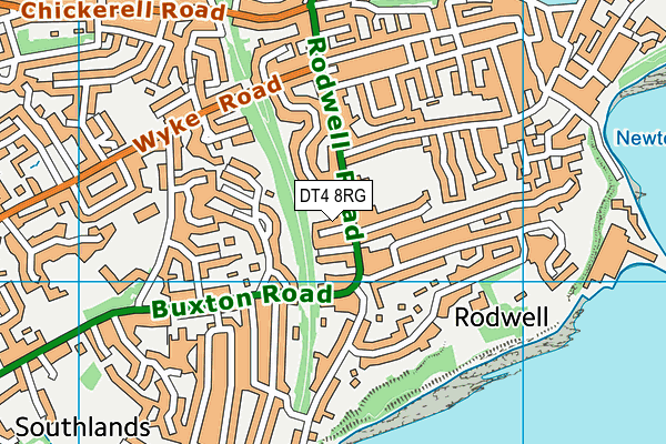 DT4 8RG map - OS VectorMap District (Ordnance Survey) DT4 8RG map - OS VectorMap District (Ordnance Survey)