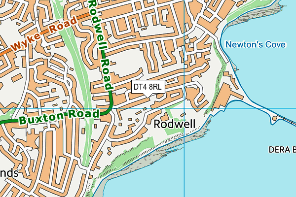DT4 8RL map - OS VectorMap District (Ordnance Survey) DT4 8RL map - OS VectorMap District (Ordnance Survey)
