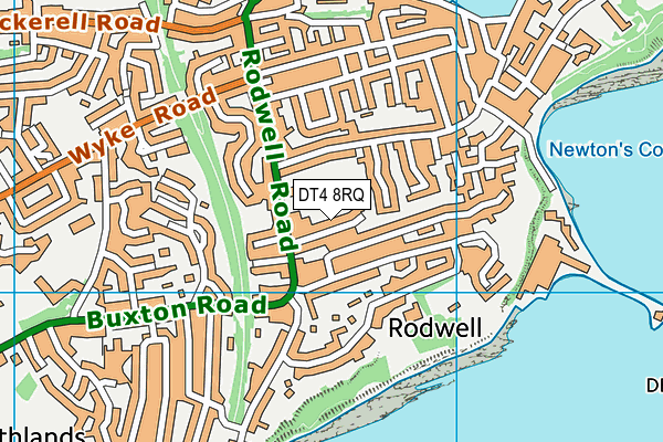 DT4 8RQ map - OS VectorMap District (Ordnance Survey) DT4 8RQ map - OS VectorMap District (Ordnance Survey)