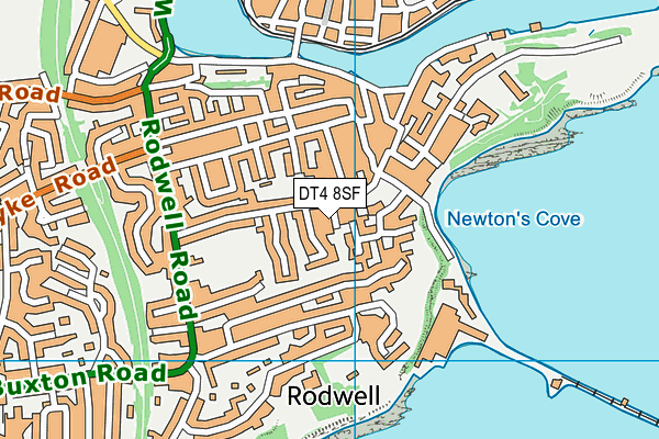 DT4 8SF map - OS VectorMap District (Ordnance Survey) DT4 8SF map - OS VectorMap District (Ordnance Survey)