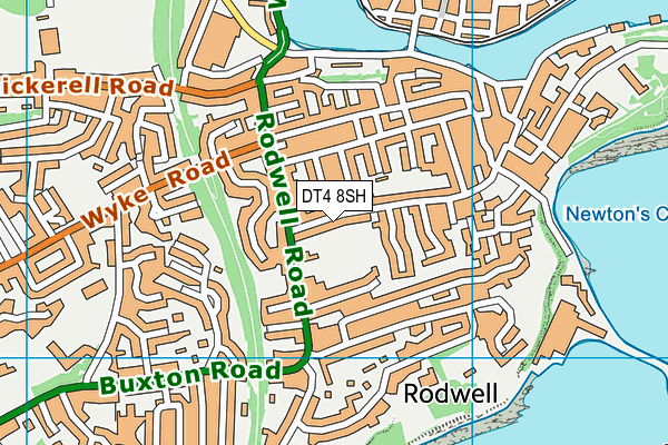 DT4 8SH map - OS VectorMap District (Ordnance Survey) DT4 8SH map - OS VectorMap District (Ordnance Survey)