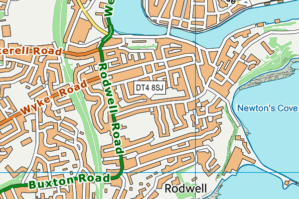 DT4 8SJ map - OS VectorMap District (Ordnance Survey) DT4 8SJ map - OS VectorMap District (Ordnance Survey)