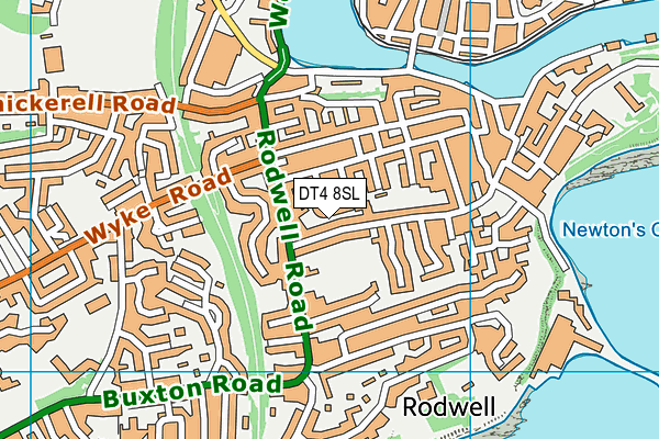 DT4 8SL map - OS VectorMap District (Ordnance Survey)