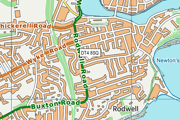 DT4 8SQ map - OS VectorMap District (Ordnance Survey) DT4 8SQ map - OS VectorMap District (Ordnance Survey)