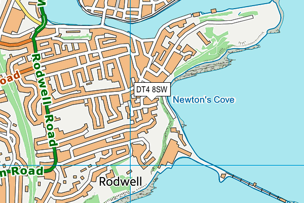 DT4 8SW map - OS VectorMap District (Ordnance Survey) DT4 8SW map - OS VectorMap District (Ordnance Survey)