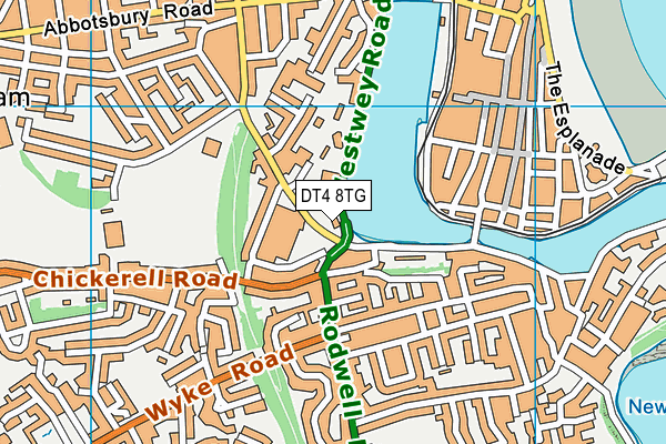 DT4 8TG map - OS VectorMap District (Ordnance Survey) DT4 8TG map - OS VectorMap District (Ordnance Survey)