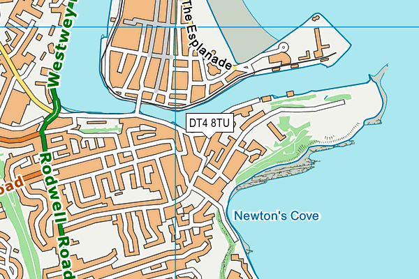 DT4 8TU map - OS VectorMap District (Ordnance Survey) DT4 8TU map - OS VectorMap District (Ordnance Survey)