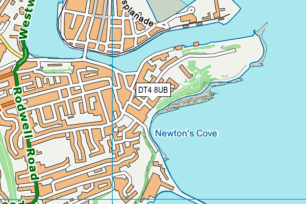 DT4 8UB map - OS VectorMap District (Ordnance Survey) DT4 8UB map - OS VectorMap District (Ordnance Survey)