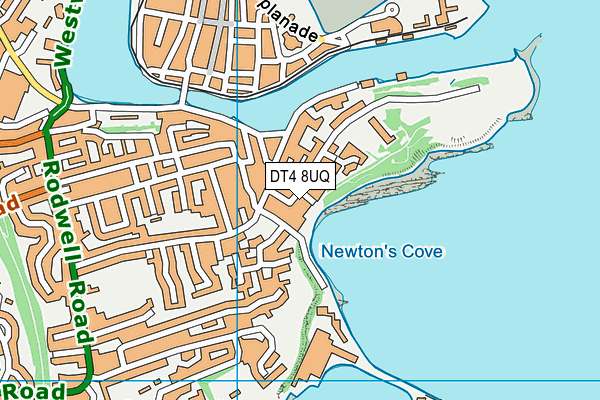 DT4 8UQ map - OS VectorMap District (Ordnance Survey) DT4 8UQ map - OS VectorMap District (Ordnance Survey)