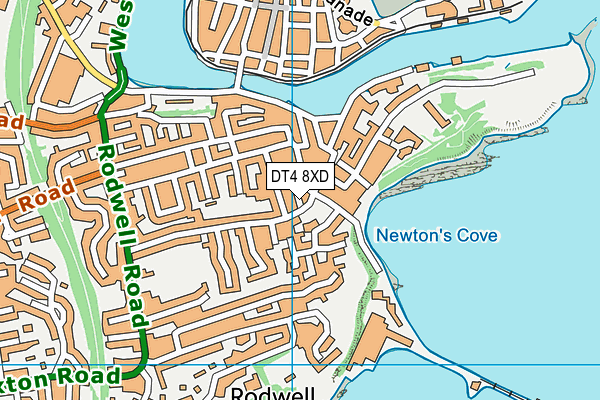 DT4 8XD map - OS VectorMap District (Ordnance Survey) DT4 8XD map - OS VectorMap District (Ordnance Survey)