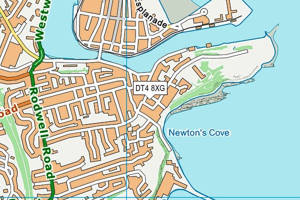 DT4 8XG map - OS VectorMap District (Ordnance Survey) DT4 8XG map - OS VectorMap District (Ordnance Survey)