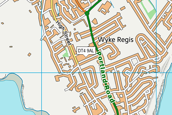 DT4 9AL map - OS VectorMap District (Ordnance Survey) DT4 9AL map - OS VectorMap District (Ordnance Survey)