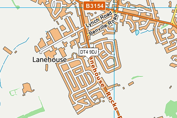 DT4 9DJ map - OS VectorMap District (Ordnance Survey) DT4 9DJ map - OS VectorMap District (Ordnance Survey)