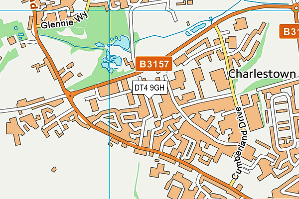 DT4 9GH map - OS VectorMap District (Ordnance Survey) DT4 9GH map - OS VectorMap District (Ordnance Survey)